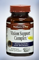 NATURESTAR VISION SUPPORT COMPLEX with LUTEIN AND BILBERRY